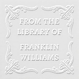 Classic Scroll From Library Of Custom Embosser