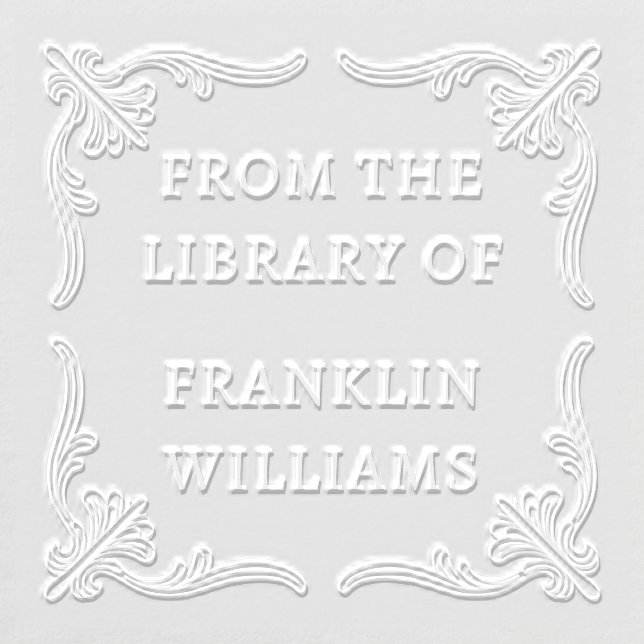 Classic Scroll From Library Of Custom Embosser (Design)