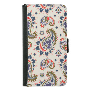 Classic seamless paisley pattern design. samsung galaxy s5 wallet case