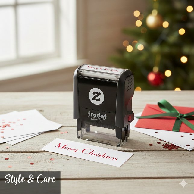 Classic Seasonal Emblem Created for Self-inking Stamp (Classic Seasonal Emblem Created for Self-inking Stamp)