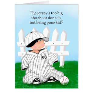 Classic Sentimental Father Son Bond Baseball Card