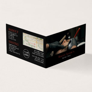 Classic Shave, Men's Barbers, Loyalty Card, Business Card