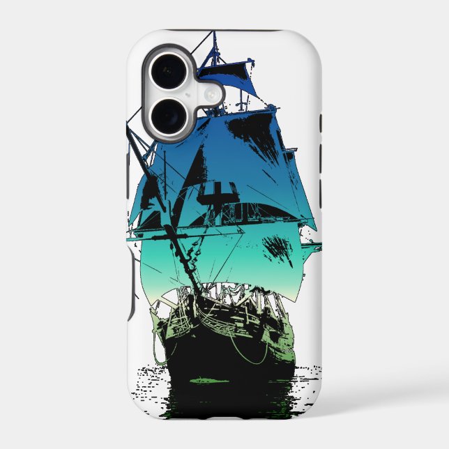 Classic Ship Iphone Case (Back)