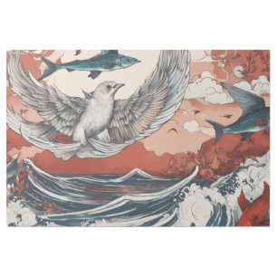 Classic Shrimp Flash Tattoo Tee   Gallery Wrap