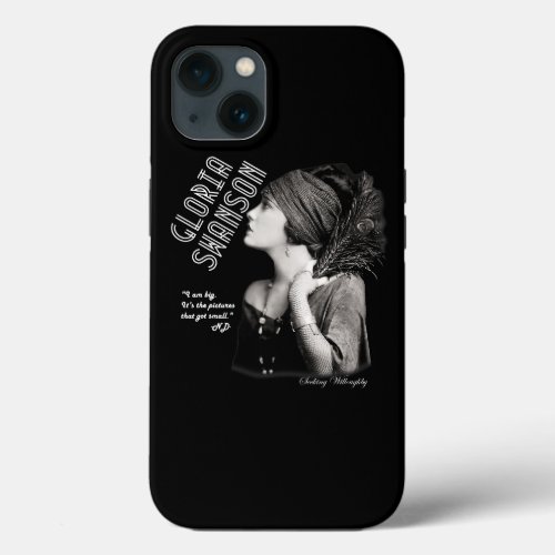 Classic Silent Movie Star Actress Art Deco Jazz Ag iPhone 13 Case