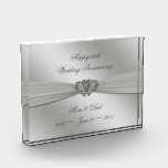 Classic Silver 25th Wedding Anniversary Award<br><div class="desc">A Digitalbcon Images Design featuring a satin silver color and classic traditional design theme with a variety of custom images, shapes, patterns, styles and fonts in this one-of-a-kind "Classic Silver 25th Wedding Anniversary" Award. This elegant and attractive design comes complete with customizable text lettering to suit your own special occasion....</div>