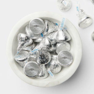 Classic Silver 25th Wedding Anniversary Hershey®'s Kisses®