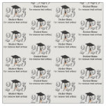 Classic Silver Class of 2025 Graduation Fabric