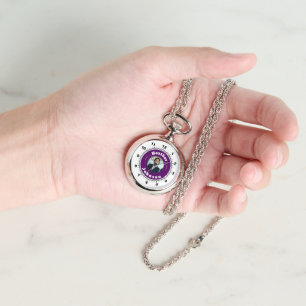 CLASSIC! 🕰️ Silver Necklace Watch Custom Gift
