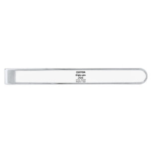 Classic Silver Plated Tie Bar Custom Gifts for Him