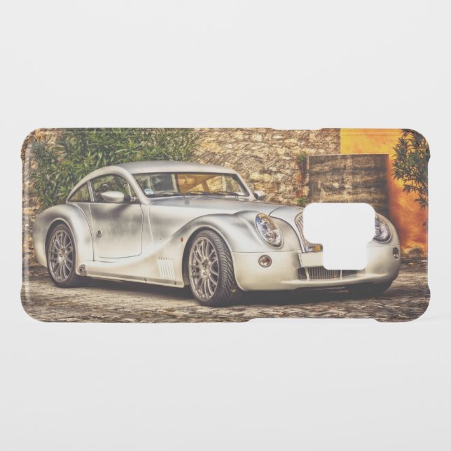 Classic Silver Sports Car Uncommon Samsung Galaxy Case (Back (Horizontal))