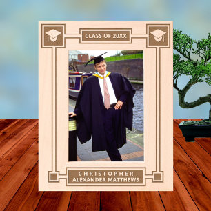 Classic Simple 5x7P Keepsake Graduation Picture Engraved Frames