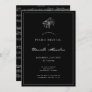 Classic Simple Black Piano Recital Invitation