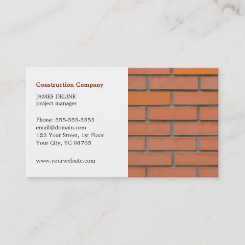 Classic Simple Building Industry Business Card