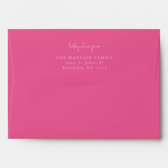 Classic simple French Rose  Envelope (Back (Top Flap))