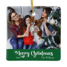 Classic Simple Merry Christmas Green