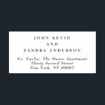 Classic Simple Plain Wedding Return Self-inking Stamp<br><div class="desc">This is part of a collection - please contact us for more info or additional options,  colors are available</div>