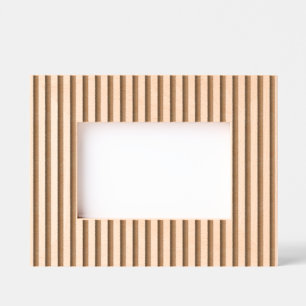 Classic Simple Striped Laser Etched Picture Frame