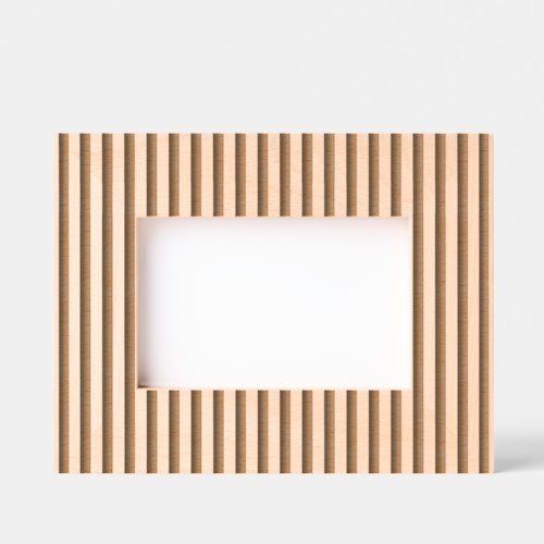 Classic Simple Striped Laser Etched Picture Frame Engraved Frames