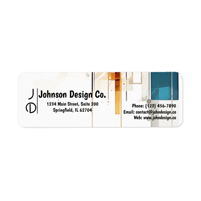 Classic Simplicity: Return Address Label (Front)