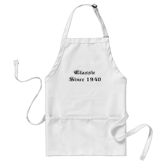 Classic Since 1940 Adult Apron (Front)