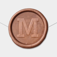 Classic Single Block Initial Monogram