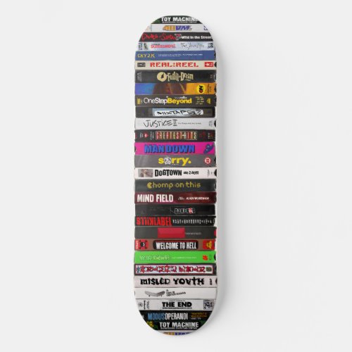 Classic Skateboard VHS Tapes Painting