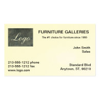 Classic Slate Gray Logo Business Cards