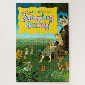 Classic Sleeping Beauty Movie Poster Jigsaw Puzzle