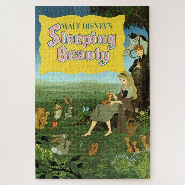 Classic Sleeping Beauty Movie Poster Jigsaw Puzzle (Vertical)