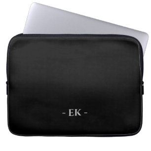 Classic Small Block Monogram Laptop Sleeve