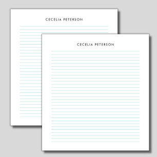 Classic Small Blue Lines Notepad