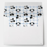 Classic Smiling Mickey Mouse Grid Pattern Envelope