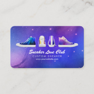 Classic Sneakers Nebula Spiritual Business Card