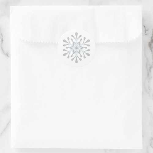 Classic Snowflake Treat and Envelope Stickers