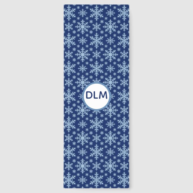 Classic Snowflakes Bookmarks (Front)