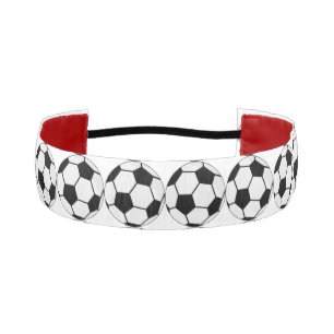 Classic Soccer Ball Graphic Traditional Sports Fan Athletic Headband