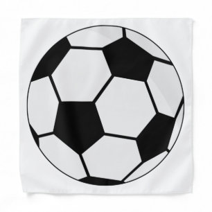 Classic Soccer Ball Graphic Traditional Sports Fan Bandana