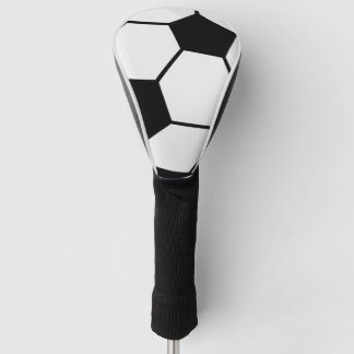 Classic Soccer Ball Graphic Traditional Sports Fan Golf Head Cover