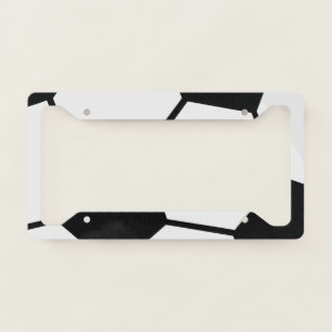 Classic Soccer Ball Graphic Traditional Sports Fan License Plate Frame
