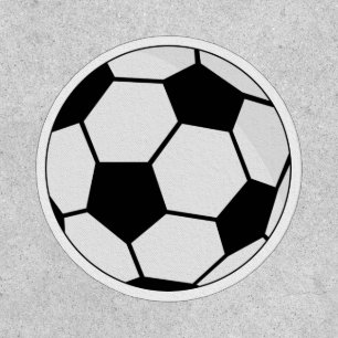 Classic Soccer Ball Graphic Traditional Sports Fan Patch