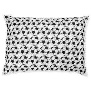 Classic Soccer Ball Graphic Traditional Sports Fan Pet Bed