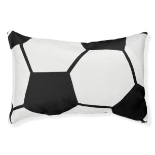 Classic Soccer Ball Graphic Traditional Sports Fan Pet Bed
