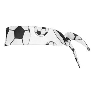 Classic Soccer Ball Graphic Traditional Sports Fan Tie Headband