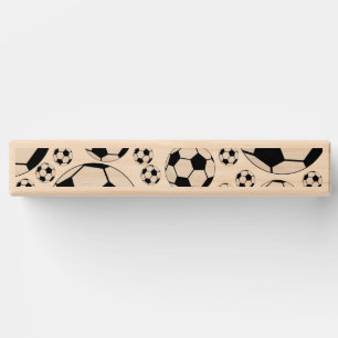 Classic Soccer Ball Graphic Traditional Sports Fan Topple Tower