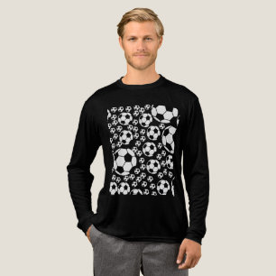 Classic Soccer Ball Graphic Traditional Sports Fan Tri-Blend Shirt