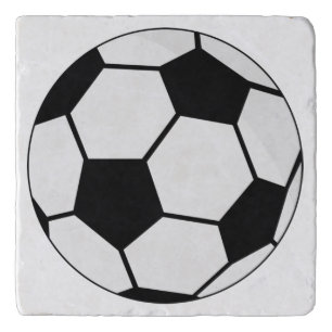 Classic Soccer Ball Graphic Traditional Sports Fan Trivet