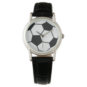 Classic Soccer Ball Graphic Traditional Sports Fan Watch