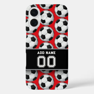 Classic Soccer Football Cool Sport Gifts iPhone 16 Case