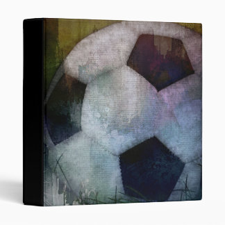 Classic Soccer Textured Painting 1" Scrapbook Binder